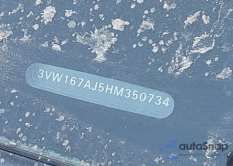 2017 Volkswagen Jetta 1.4T S z USA, uszkodzony, nr VIN 3VW167AJ5HM350734